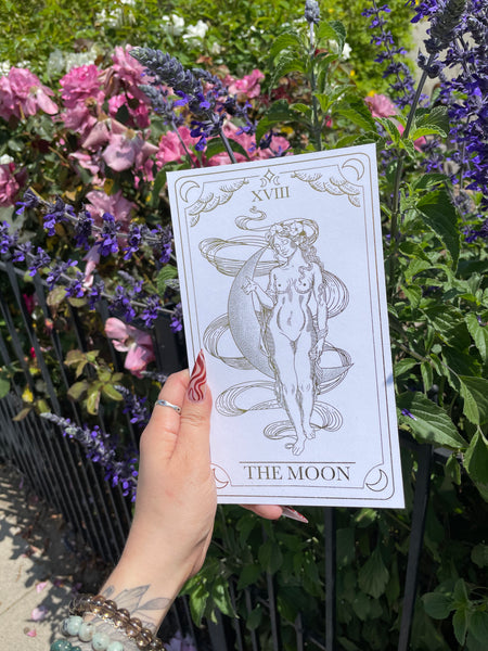 The Moon Tarot Foil Print