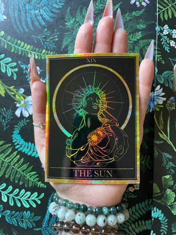 The Sun Holographic Sticker