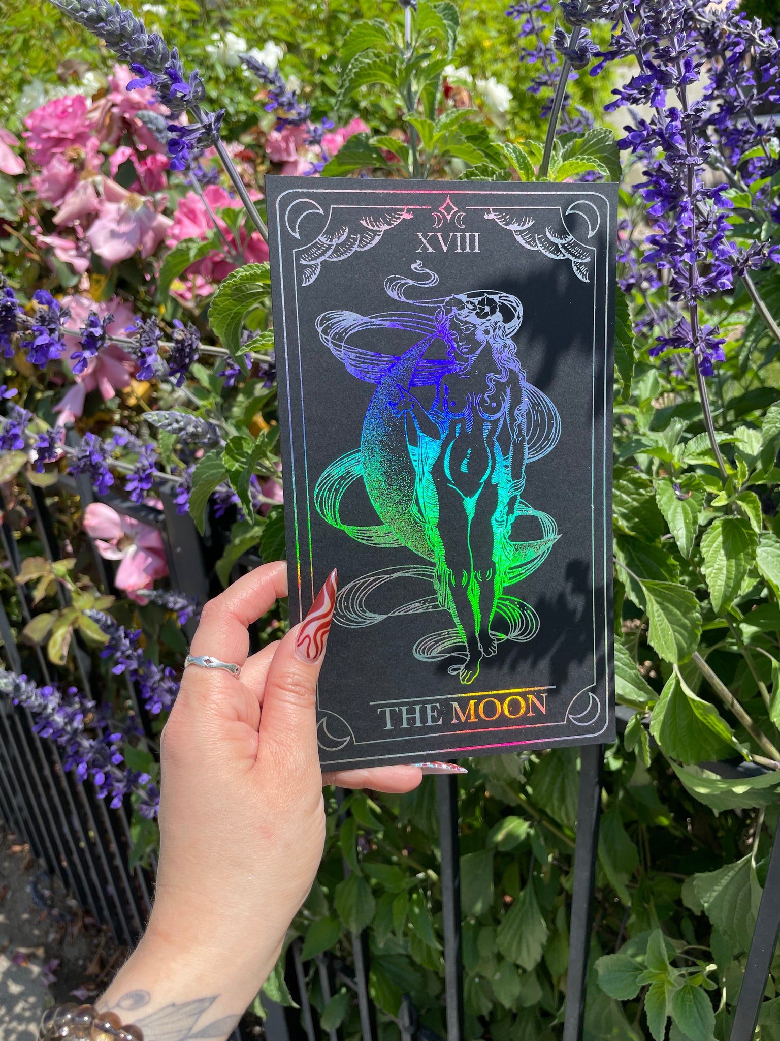 The Moon Tarot Foil Print