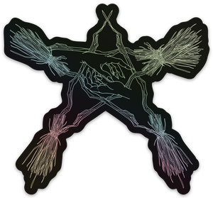 Pentacle Holographic Sticker