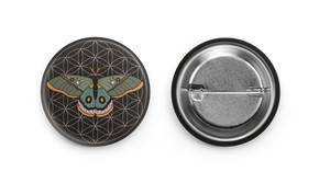 Celestial Moth Button