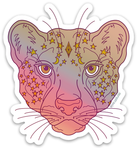 Meowlaxy Holographic Sticker