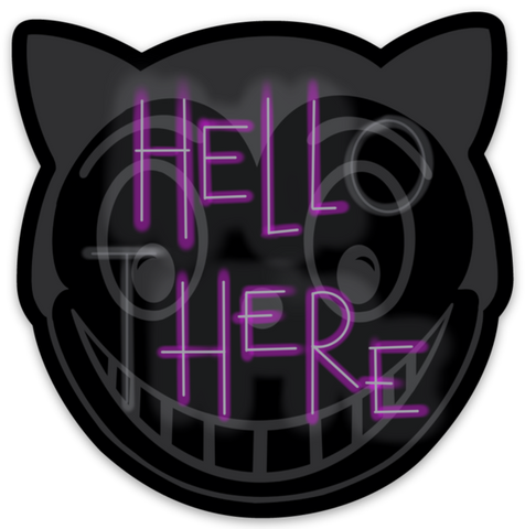 Hell Here Sticker