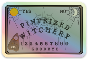 Ouija Board Holographic Sticker